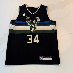 NBA Black Swingman Jersey, Milwaukee Bucks, Giannis Antetokounmpo